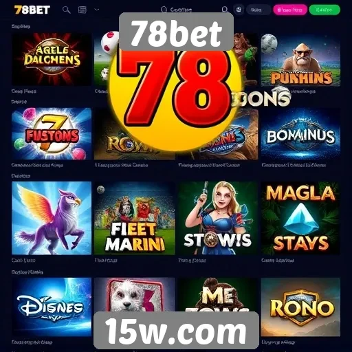 A diversidade de jogos oferecidos pela 78bet